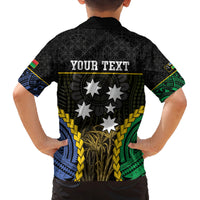 Personalised South Sea Islanders And Vanuatu Family Matching Puletasi and Hawaiian Shirt Kanakas Sand Drawing Pattern LT05 - Polynesian Pride