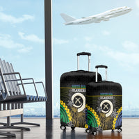 South Sea Islanders And Vanuatu Luggage Cover Kanakas Sand Drawing Pattern LT05 - Polynesian Pride