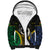 Personalised South Sea Islanders And Vanuatu Sherpa Hoodie Kanakas Sand Drawing Pattern