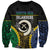 Personalised South Sea Islanders And Vanuatu Sweatshirt Kanakas Sand Drawing Pattern