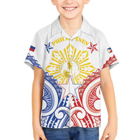 Philippines Family Matching Off Shoulder Short Dress and Hawaiian Shirt Katipunan Andres Bonifacio