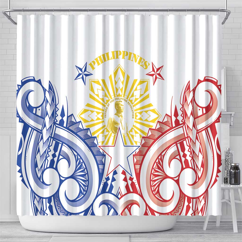 Philippines Shower Curtain Katipunan Andres Bonifacio LT05 - Polynesian Pride