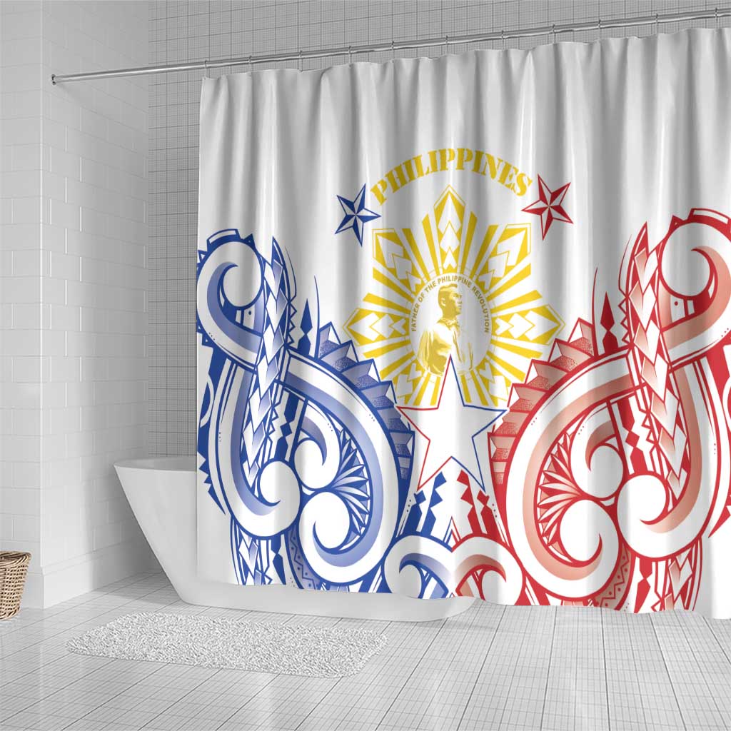 Philippines Shower Curtain Katipunan Andres Bonifacio LT05 - Polynesian Pride