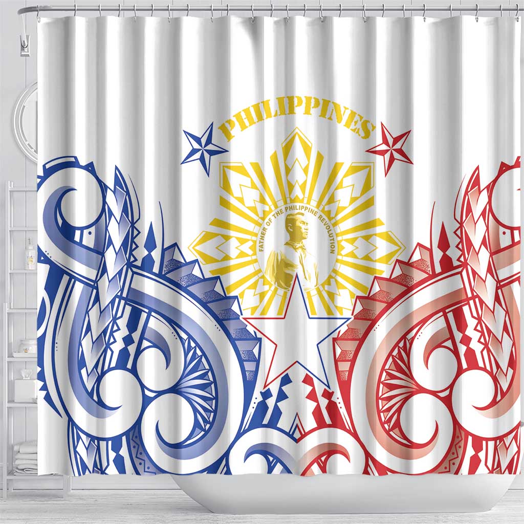 Philippines Shower Curtain Katipunan Andres Bonifacio LT05 - Polynesian Pride