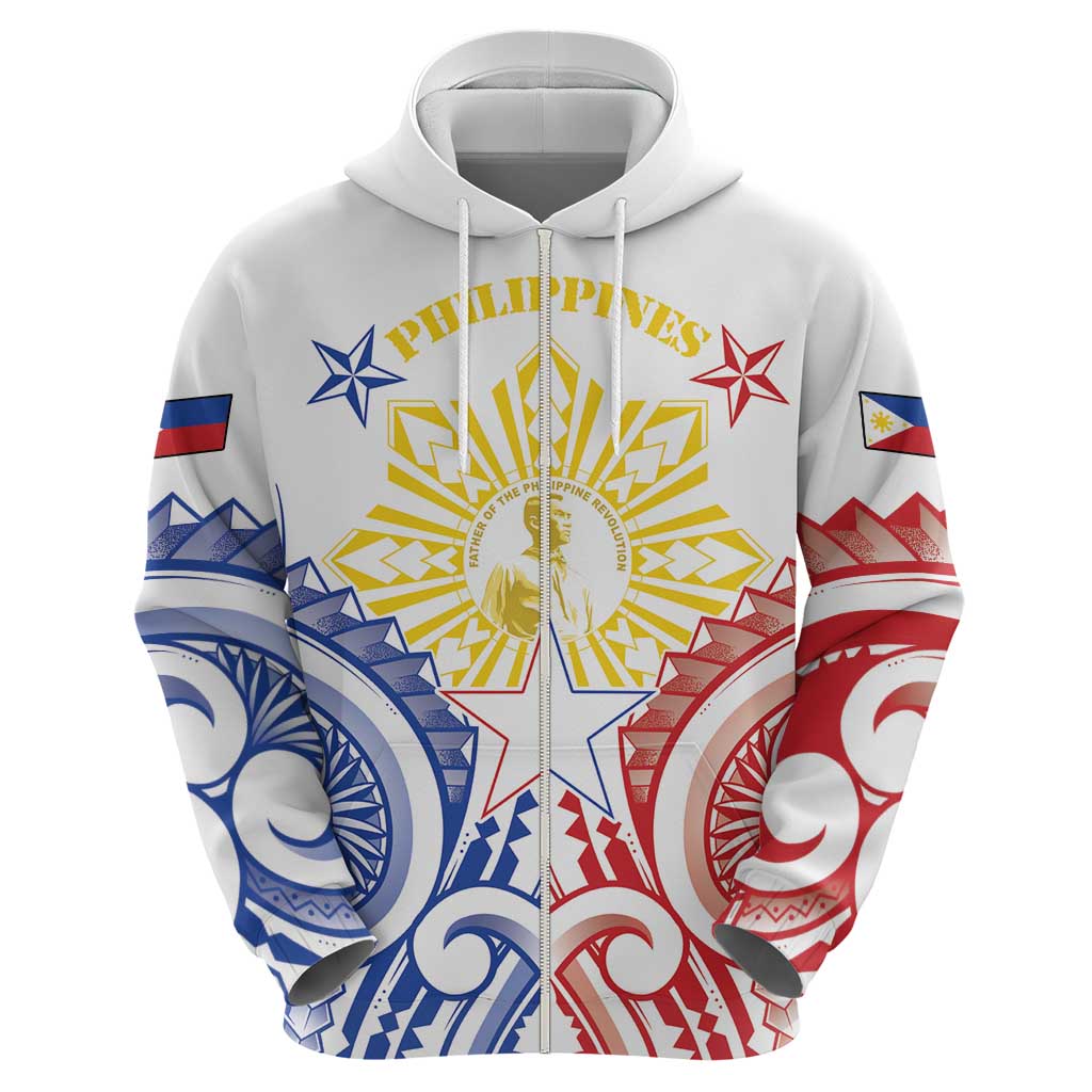 Philippines Zip Hoodie Katipunan Andres Bonifacio LT05 - Polynesian Pride