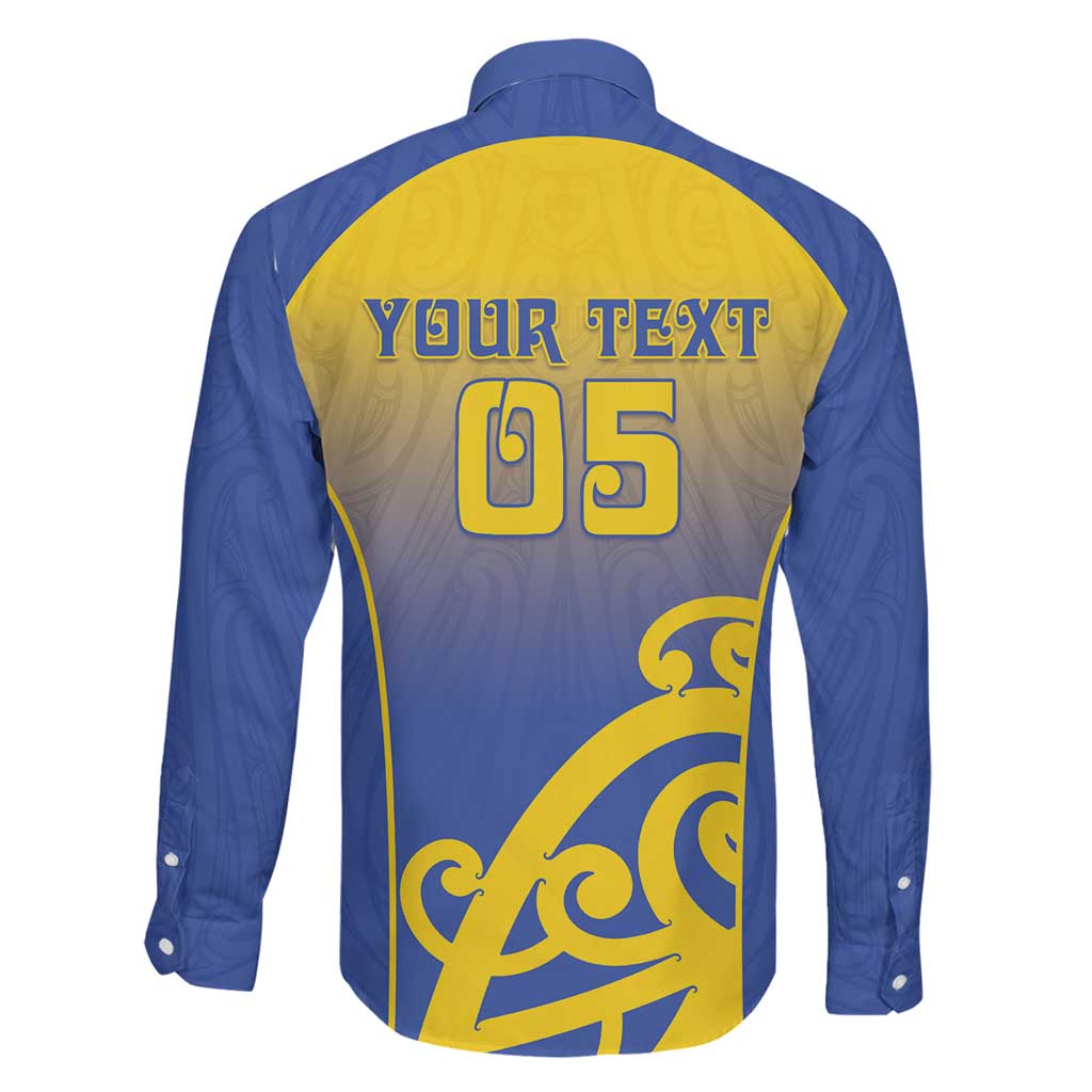 Custom James Cook High School Family Matching Summer Maxi Dress and Hawaiian Shirt Maori Koru Pattern