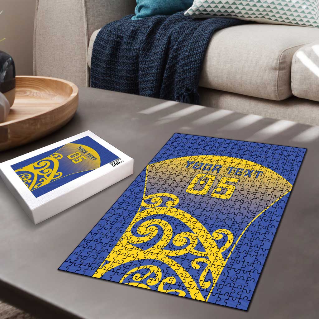 Custom James Cook High School Puzzle Maori Koru Pattern LT05 - Polynesian Pride