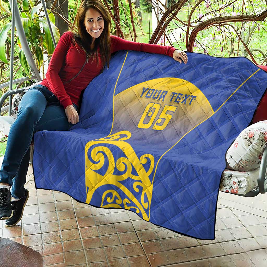 Custom James Cook High School Quilt Maori Koru Pattern LT05 - Polynesian Pride