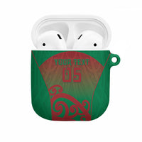 Custom Onehunga High School AirPods Case Maori Koru Pattern