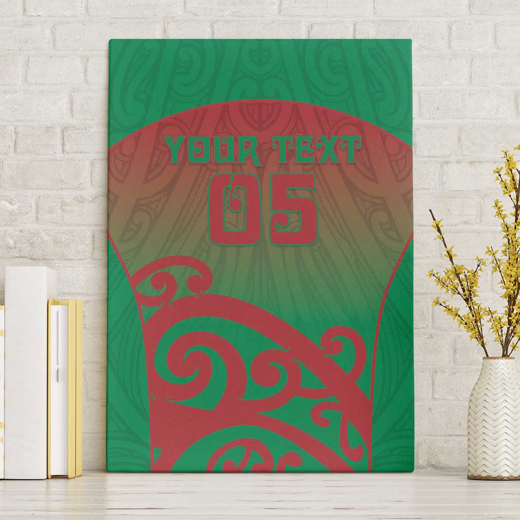 Custom Onehunga High School Canvas Wall Art Maori Koru Pattern