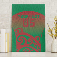 Custom Onehunga High School Canvas Wall Art Maori Koru Pattern