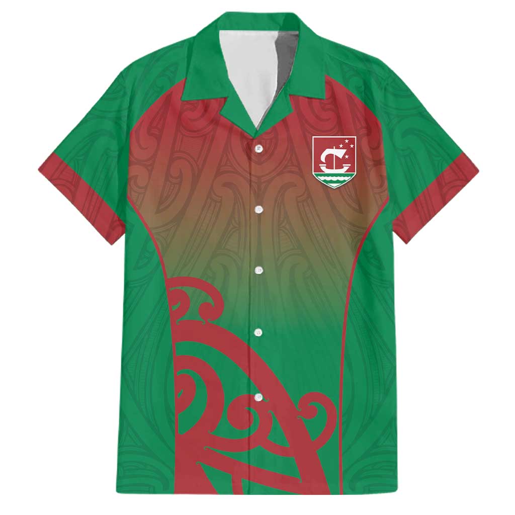 Custom Onehunga High School Family Matching Long Sleeve Bodycon Dress and Hawaiian Shirt Maori Koru Pattern