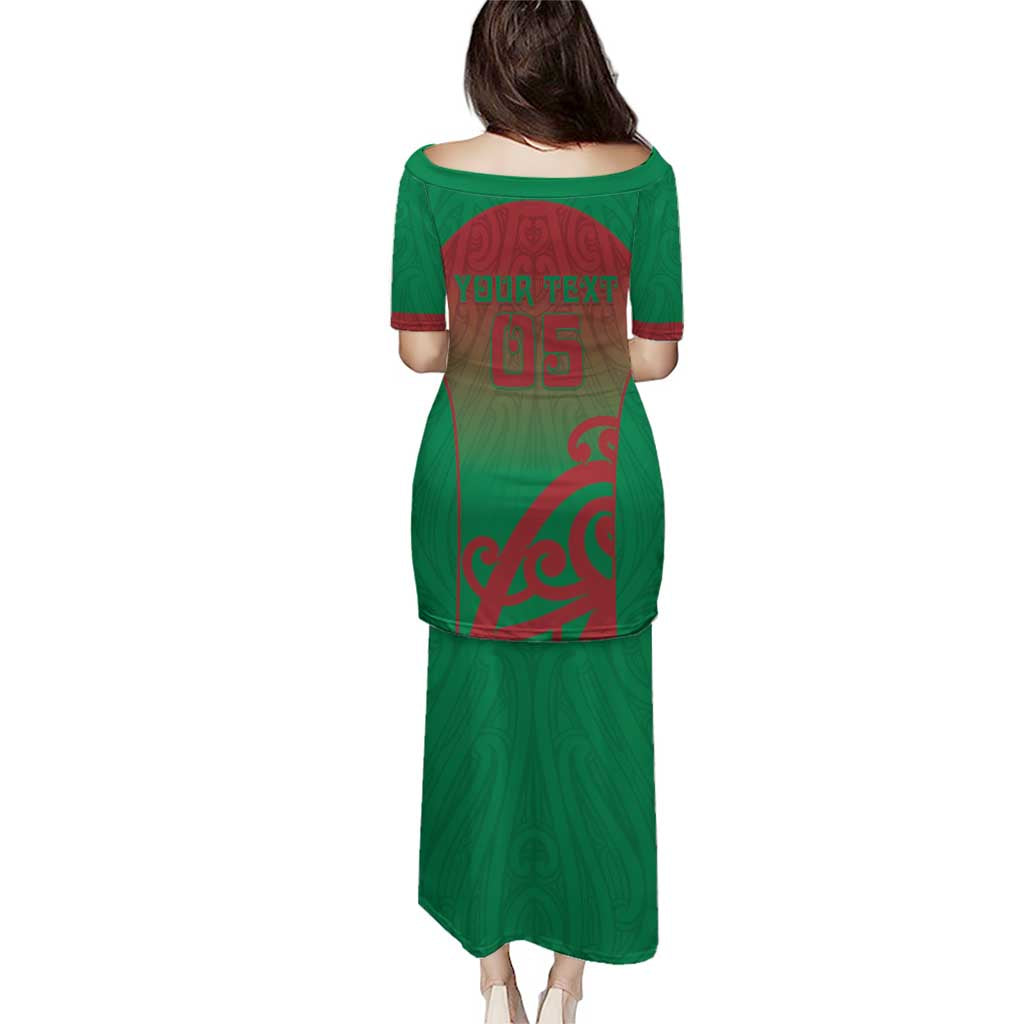 Custom Onehunga High School Family Matching Puletasi and Hawaiian Shirt Maori Koru Pattern LT05 - Polynesian Pride