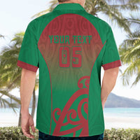 Custom Onehunga High School Hawaiian Shirt Maori Koru Pattern
