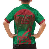 Custom Onehunga High School Hawaiian Shirt Maori Koru Pattern