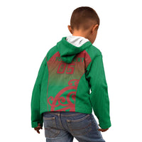 Custom Onehunga High School Kid Hoodie Maori Koru Pattern