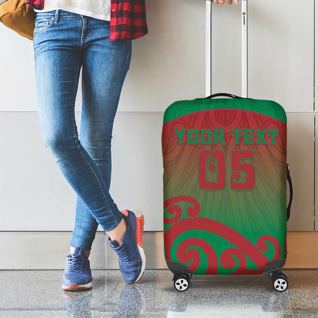 Custom Onehunga High School Luggage Cover Maori Koru Pattern