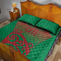 Custom Onehunga High School Quilt Bed Set Maori Koru Pattern