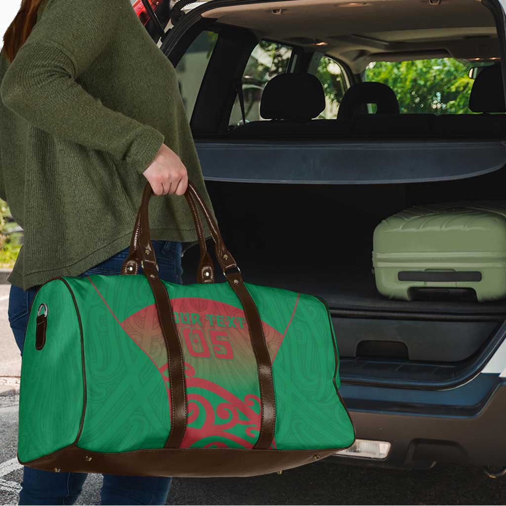 Custom Onehunga High School Travel Bag Maori Koru Pattern