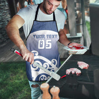 Custom New Zealand Aotea College Apron Maori Koru Pattern