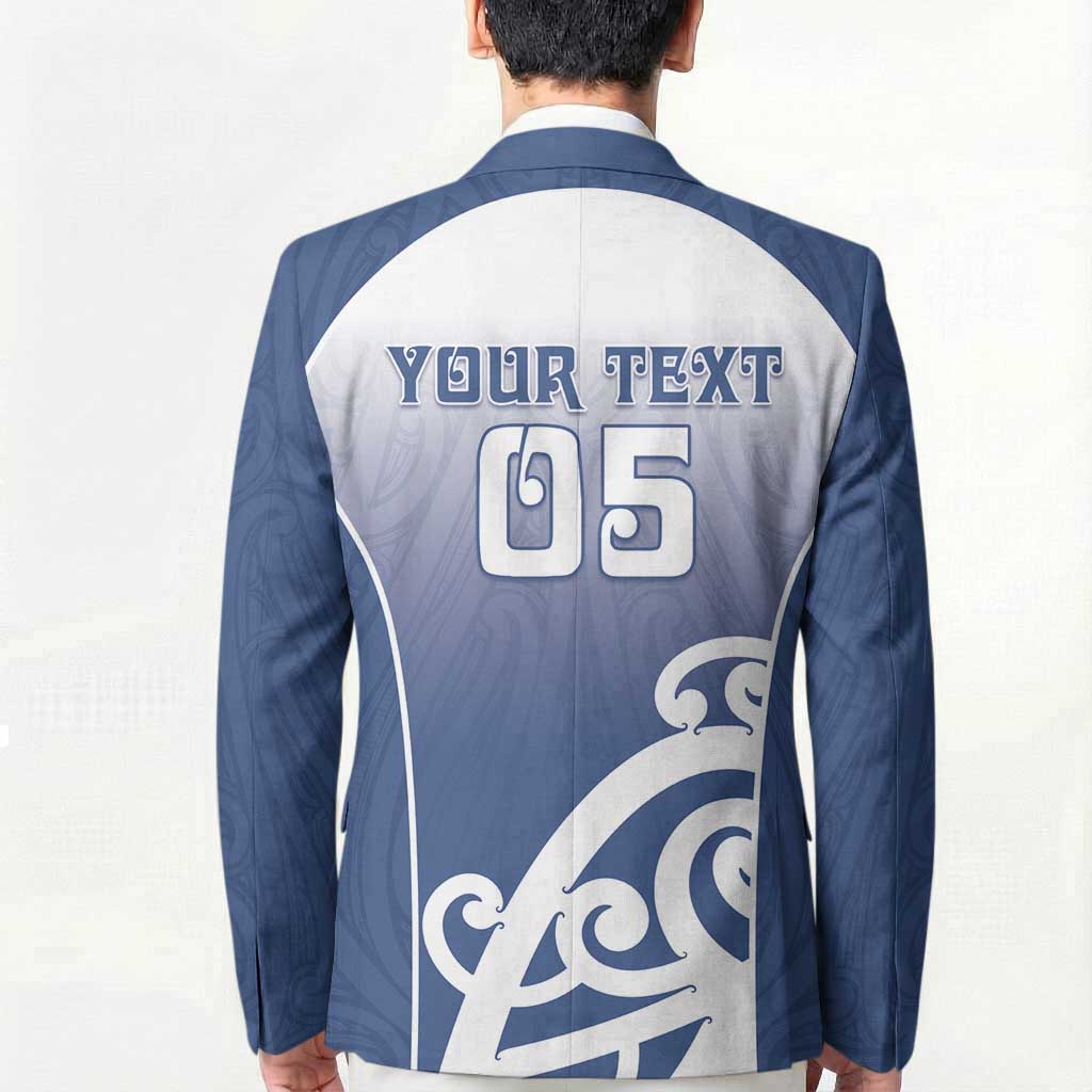 Custom New Zealand Aotea College Blazer Maori Koru Pattern
