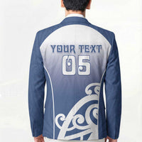 Custom New Zealand Aotea College Blazer Maori Koru Pattern