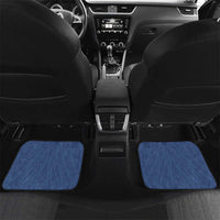 Custom New Zealand Aotea College Car Mats Maori Koru Pattern LT05 Set 2pcs - Back Blue - Polynesian Pride