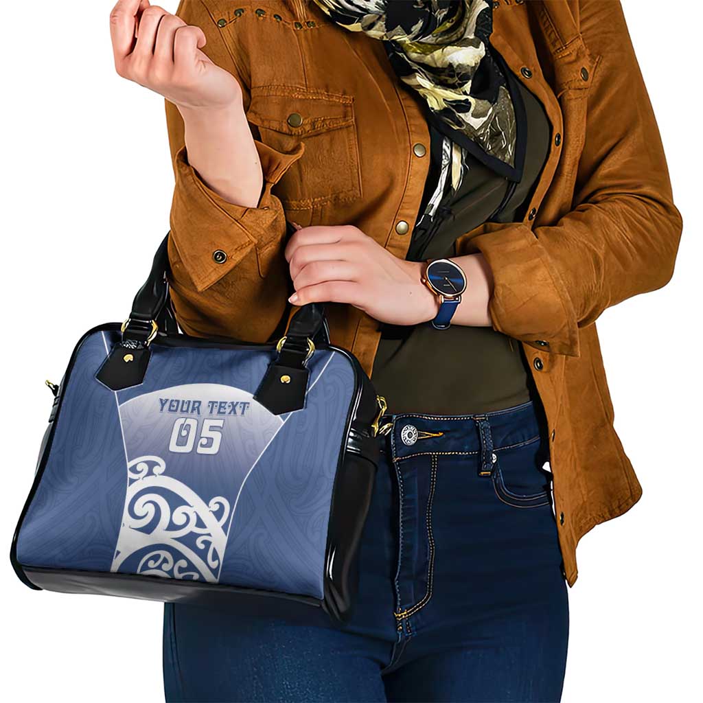 Custom New Zealand Aotea College Shoulder Handbag Maori Koru Pattern