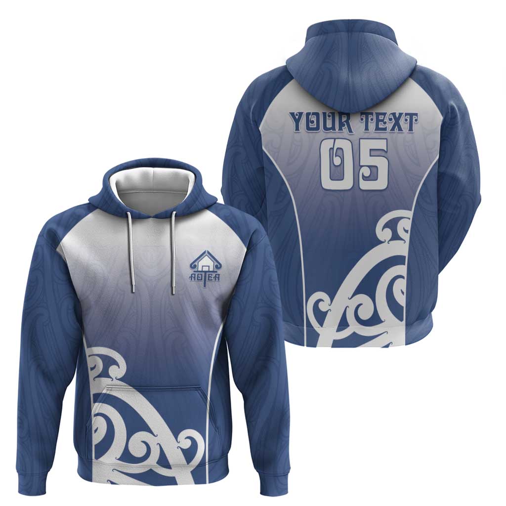 Custom New Zealand Aotea College Zip Hoodie Maori Koru Pattern LT05 - Polynesian Pride