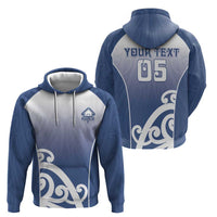 Custom New Zealand Aotea College Zip Hoodie Maori Koru Pattern LT05 - Polynesian Pride