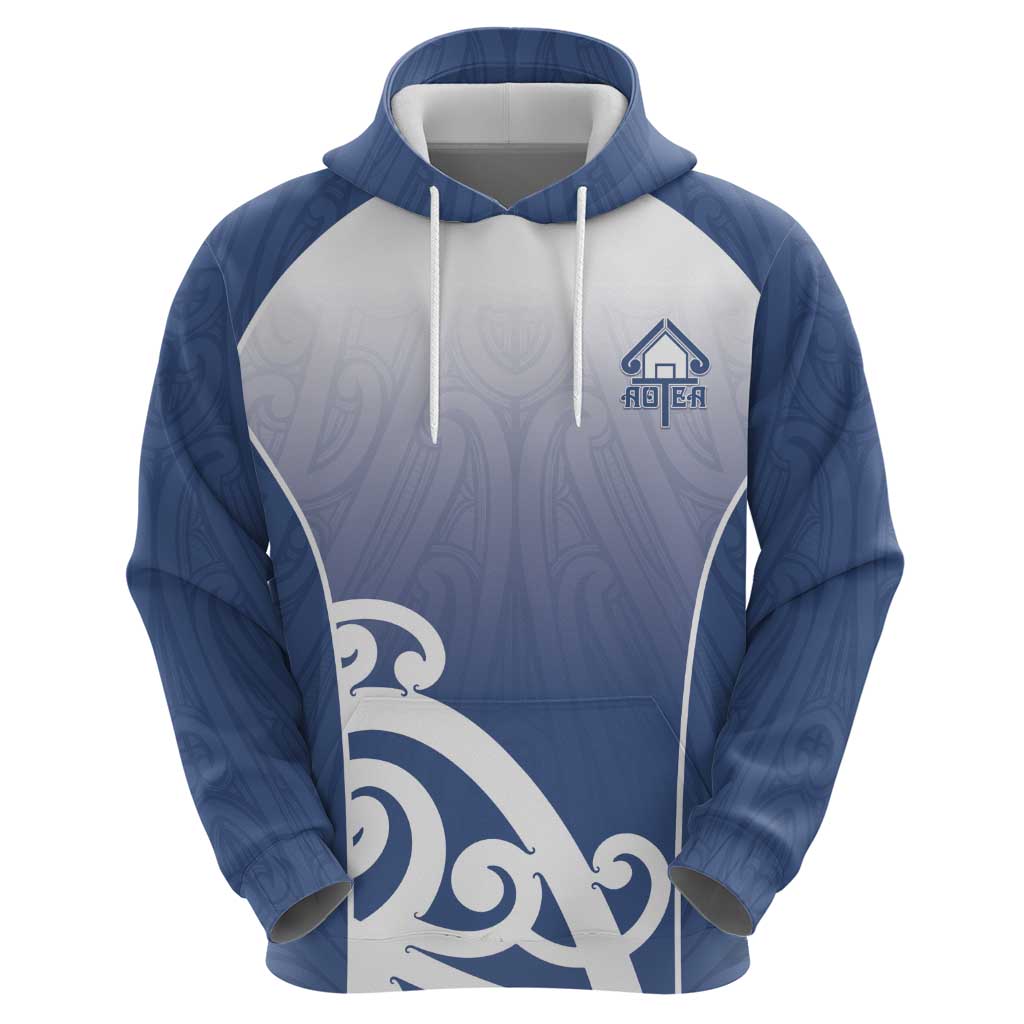 Custom New Zealand Aotea College Zip Hoodie Maori Koru Pattern LT05 - Polynesian Pride