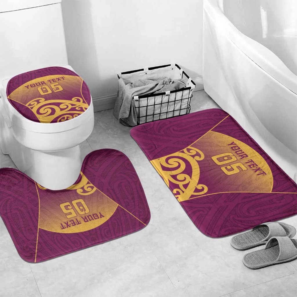 Custom Waiuku College Bathroom Set Maori Koru Pattern