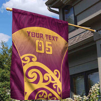 Custom Waiuku College Garden Flag Maori Koru Pattern LT05 - Polynesian Pride