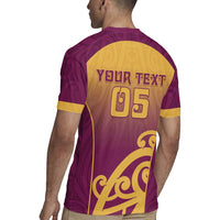 Custom Waiuku College Rugby Jersey Maori Koru Pattern LT05 - Polynesian Pride