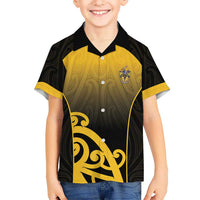 Custom Motueka High School Family Matching Mermaid Dress and Hawaiian Shirt Maori Koru Pattern