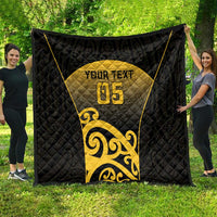 Custom Motueka High School Quilt Maori Koru Pattern