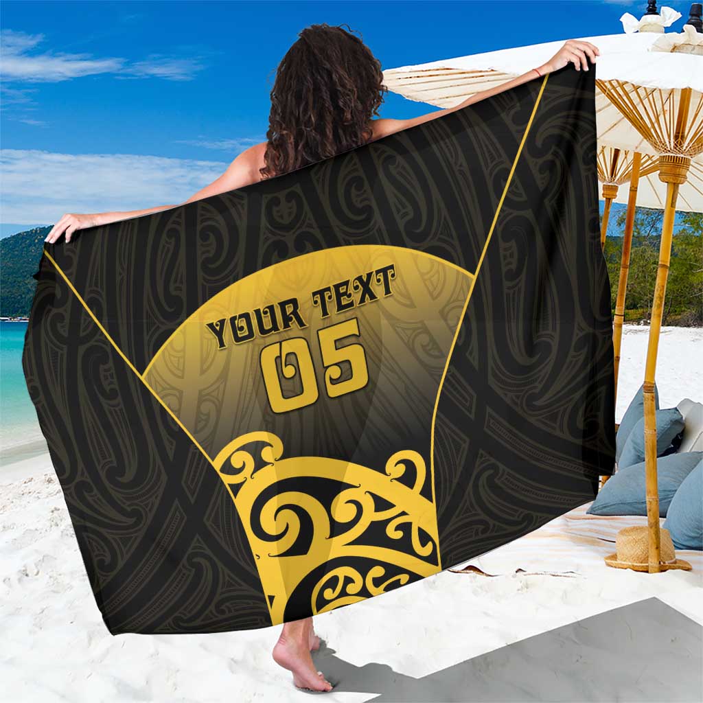 Custom Motueka High School Sarong Maori Koru Pattern