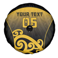 Custom Motueka High School Spare Tire Cover Maori Koru Pattern LT05 - Polynesian Pride