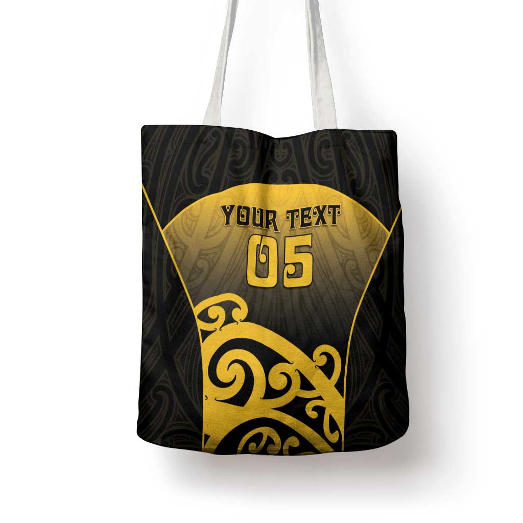 Custom Motueka High School Tote Bag Maori Koru Pattern