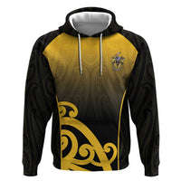 Custom Motueka High School Zip Hoodie Maori Koru Pattern