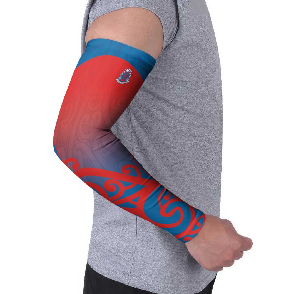 Custom St Joseph's Maori Girls' College Arm Sleeves Maori Koru Pattern