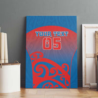 Custom St Joseph's Maori Girls' College Canvas Wall Art Maori Koru Pattern