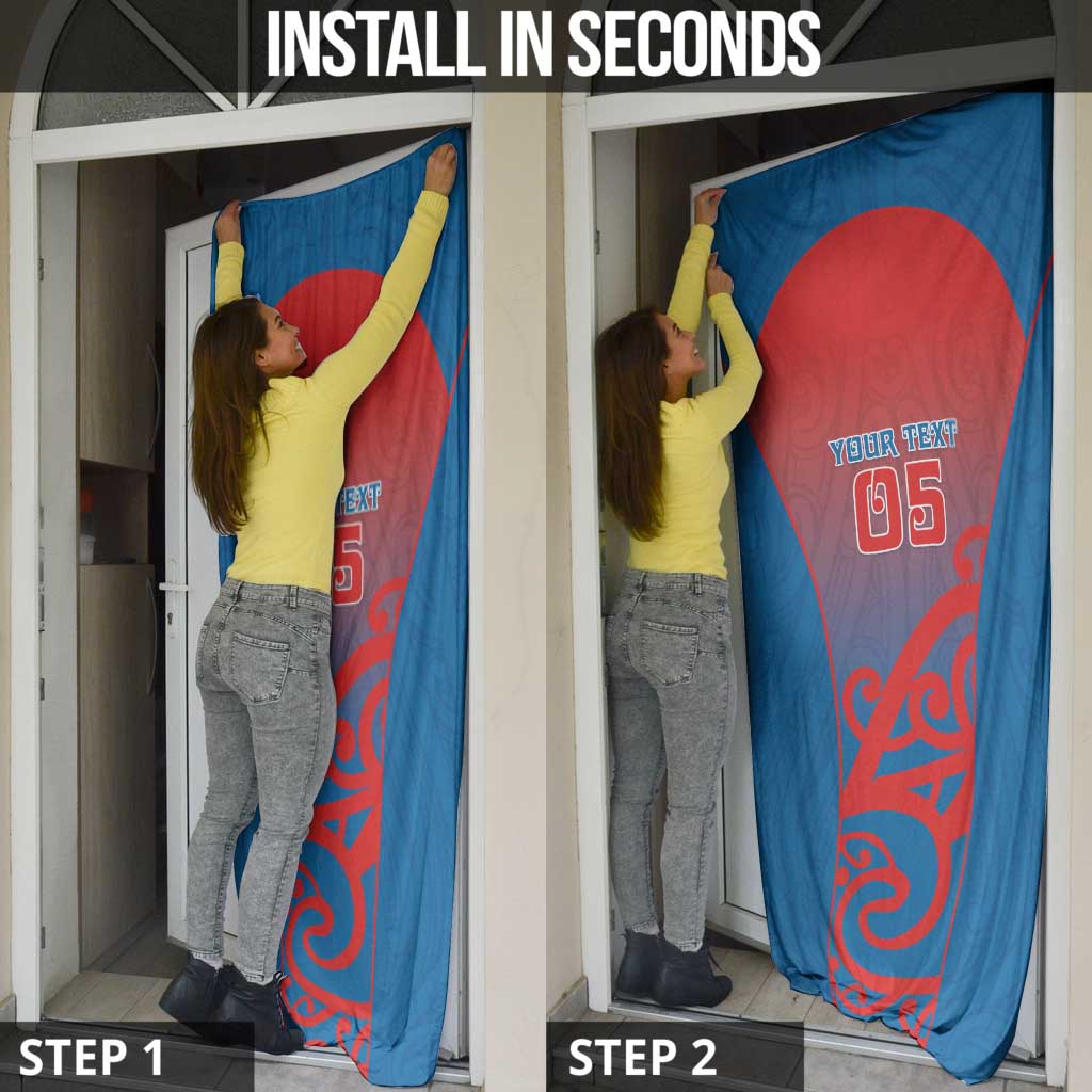 Custom St Joseph's Maori Girls' College Door Cover Maori Koru Pattern