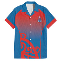 Custom St Joseph's Maori Girls' College Family Matching Off Shoulder Maxi Dress and Hawaiian Shirt Maori Koru Pattern