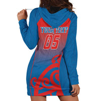 Custom St Joseph's Maori Girls' College Hoodie Dress Maori Koru Pattern