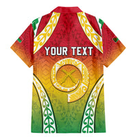 Personalised Vanuatu Family Matching Mermaid Dress and Hawaiian Shirt Proud To Be A Ni-Van With Tribal Pattern