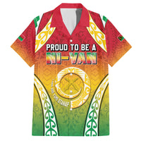 Personalised Vanuatu Family Matching Off Shoulder Short Dress and Hawaiian Shirt Proud To Be A Ni-Van With Tribal Pattern