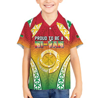 Personalised Vanuatu Kid Hawaiian Shirt Proud To Be A Ni-Van With Tribal Pattern LT05 Kid Reggae - Polynesian Pride