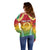 Personalised Vanuatu Off Shoulder Sweater Proud To Be A Ni-Van With Tribal Pattern