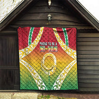 Vanuatu Quilt Proud To Be A Ni-Van With Tribal Pattern